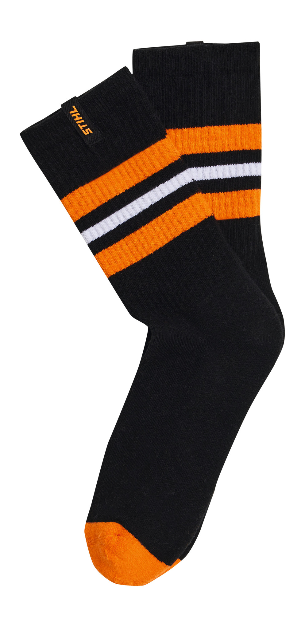 Çorape STRIPES set prej 3 palësh të zeza/bardha/hirta