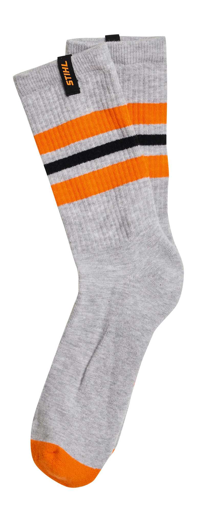 Çorape STRIPES set prej 3 palësh të zeza/bardha/hirta