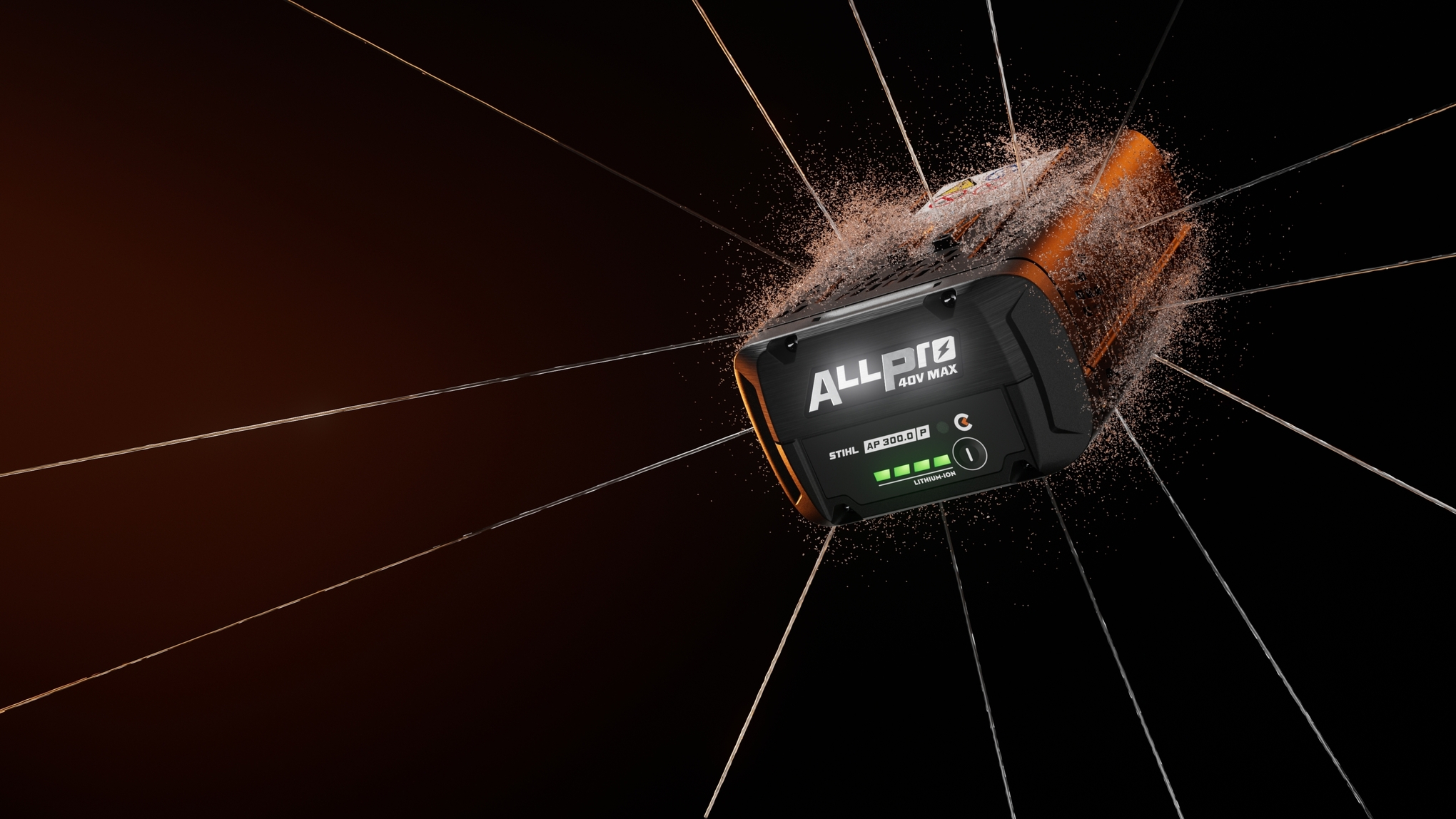 IPX5 protection for ALLPRO batteries